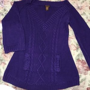 Purple sweater